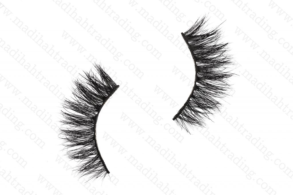 Madihah 3d reusable mink fur eyelashes 3D-21 wholesale.