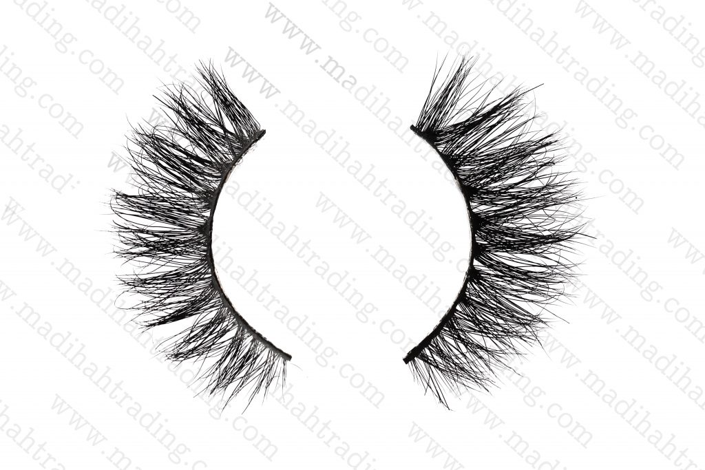 Madihah 3d reusable mink fur eyelashes 3D-21 wholesale.