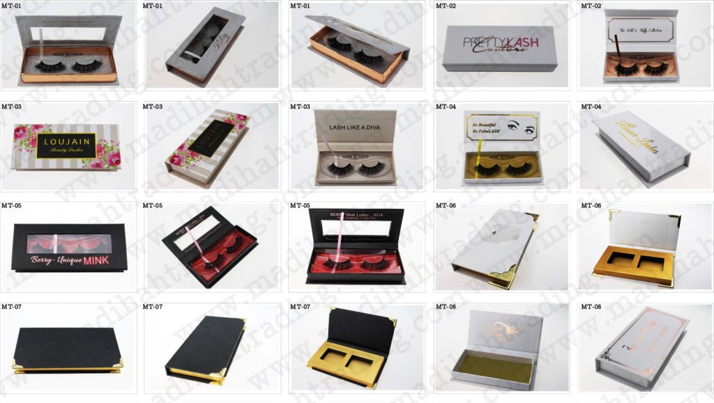 Madihah Trading wholesale custom eyelash packaging box to siberian mink lashes aliexpress seller.