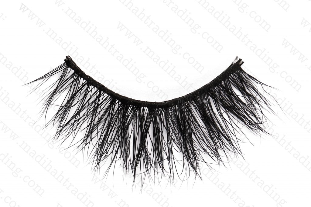 Madihah best 3d mink fur eyelashes 3D-12 details 5.