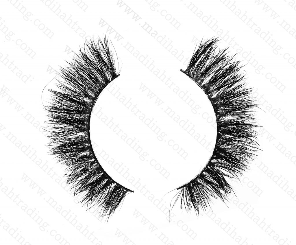 Madihah 3d mink lashes beauty supply the horse hair lashes wholesale in china.