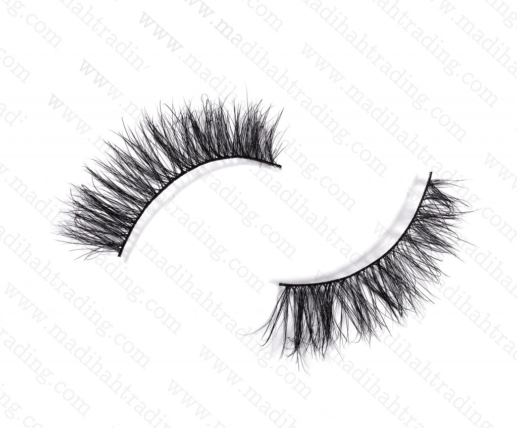 Madihah Trading 14mm 3d mink eyelashes amazon yx05 provide the real mink lashes strip.