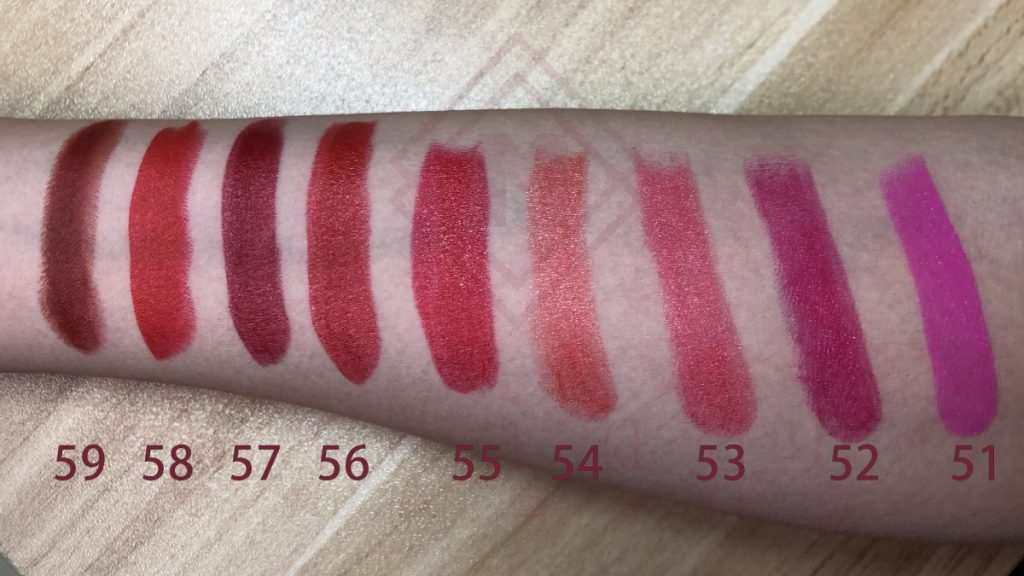 Lipstick Swatches