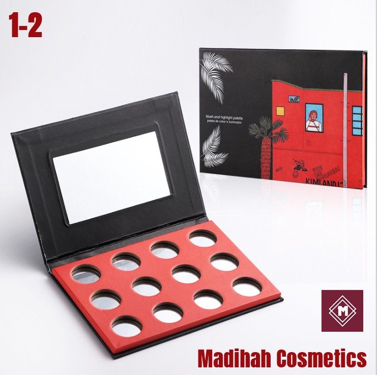 Madihah Cosmetics Customized Eyeshadow Palette Packaging 1-2