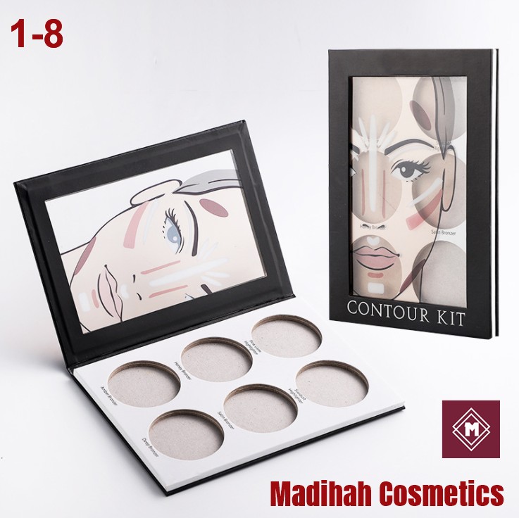 Madihah Cosmetics Customized Eyeshadow Palette Packaging 1-8