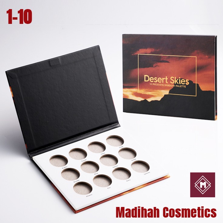Madihah Cosmetics Customized Eyeshadow Palette Packaging 1-10