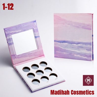 Madihah Cosmetics Customized Eyeshadow Palette Packaging 1-12