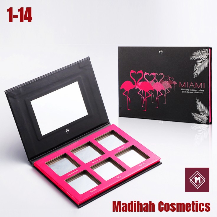 Madihah Cosmetics Customized Eyeshadow Palette Packaging 1-14