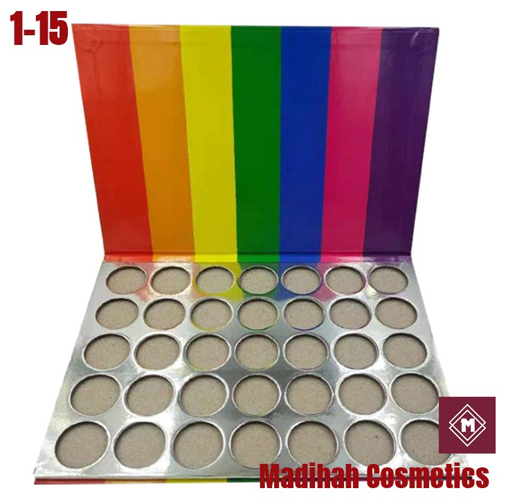 Madihah Cosmetics Customized Eyeshadow Palette Packaging 1-15